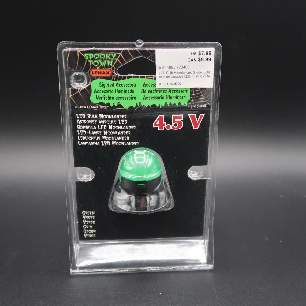 Lemax Spooky Town LED Bulb Moonlander Lighted Accessory Halloween Decor 2025